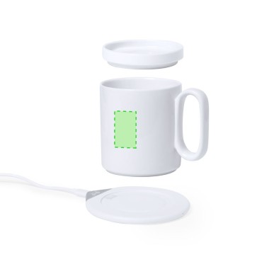 Kalan - 350 ml. Sans Fil 15W. Connexion USB | Céramique/ ABS