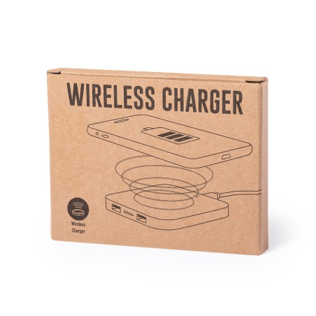 Dumiax - Sans Fil 10W. 2 Sorties USB | Bambou