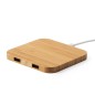 Dumiax - Sans Fil 10W. 2 Sorties USB | Bambou Dumiax - Sans Fil 10W. 2 Sorties USB | Bambou