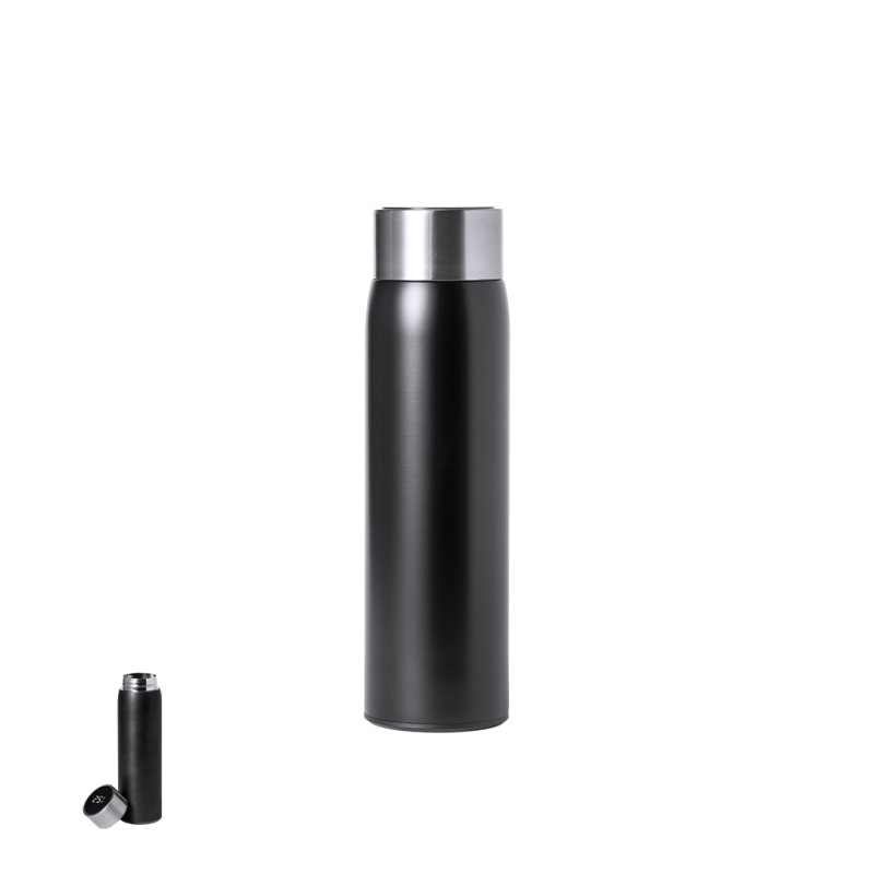 Kenay - 500 ml. Mesure de Température Tactile | Acier Inox Kenay - 500 ml. Mesure de Température Tactile | Acier Inox