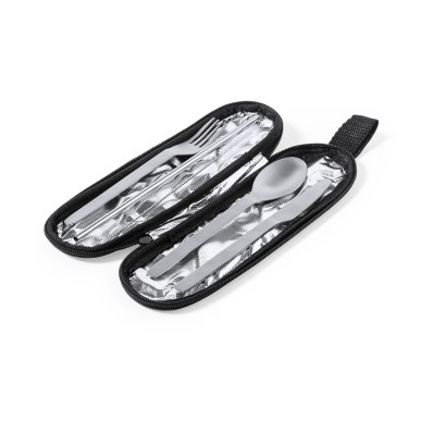 Tailung - 5 Pièces. Étui Polyester RPET | Acier Inox