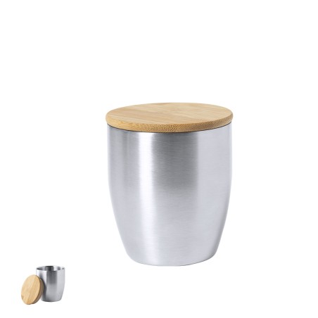 Zasel - 280 ml | Acier Inox/ Bambou