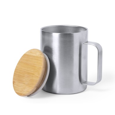 Ricaly - 350 ml | Acier Inox/ Bambou