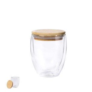 Nystre - 250 ml | Verre Borosilicate/ Bambou