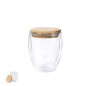 Nystre - 250 ml | Borosilikat Glas/ Bambus