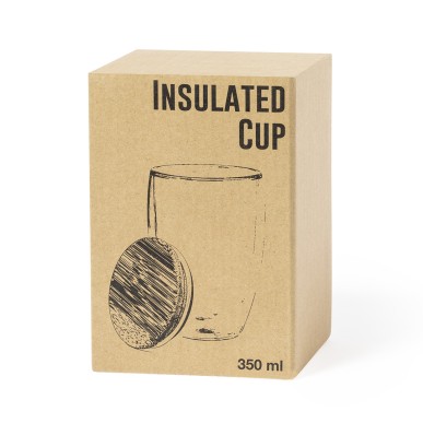 Tobby - 350 ml | Verre Borosilicate/ Bambou