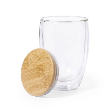 Tobby - 350 ml | Verre Borosilicate/ Bambou