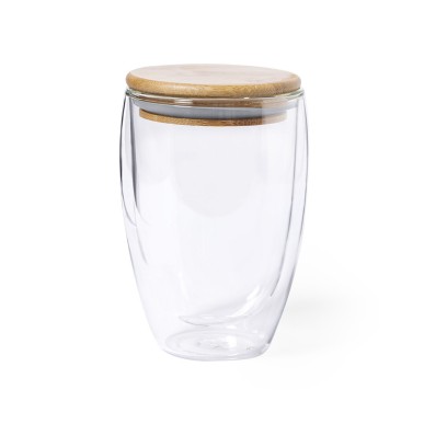 Tobby - 350 ml | Verre Borosilicate/ Bambou