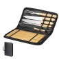Craxton - 6 Accessoires. Étui Polyester | Bois/ Acier Inox/ Bambou Craxton - 6 Accessoires. Étui Polyester | Bois/ Acier Inox/ Bambou