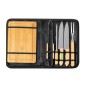 Craxton - 6 Accessoires. Étui Polyester | Bois/ Acier Inox/ Bambou Craxton - 6 Accessoires. Étui Polyester | Bois/ Acier Inox/ Bambou