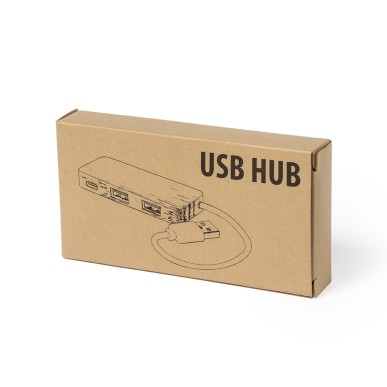 Norman - 1 Typ C Hub. 2 Hubs USB 2.0 | Bambus
