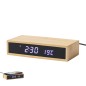 Islum - Chargeur Sans Fil 5W. Lumière à Intensité Réglable. Connexion USB | Bambou