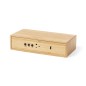 Islum - Chargeur Sans Fil 5W. Lumière à Intensité Réglable. Connexion USB | Bambou