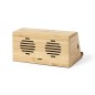 Zaphir - Sans Fil 10W. Connexion par Induction. Puissance Sonore 3Wx2. Batterie 1.200 mAh | Bambou