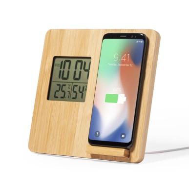 Fiory - Sans Fil 10W. Pile Bouton Incluse | Bambou