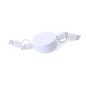 Kiotex - Convient au transfert de données. Câble Extensible. Connexion Micro USB, Type C et Lightning 9V DC 2.1A