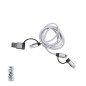 Trentex - Anschluss Micro USB, Typ C und Lightning 5V DC 2.4A | Aluminium