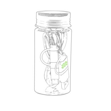 Trentex - Anschluss Micro USB, Typ C und Lightning 5V DC 2.4A | Alumin