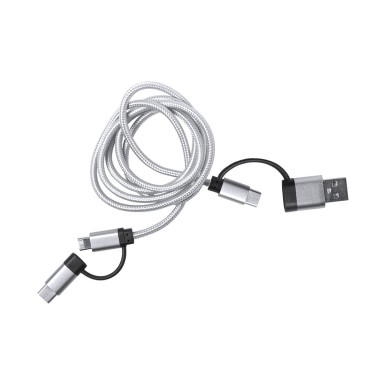 Trentex - Anschluss Micro USB, Typ C und Lightning 5V DC 2.4A | Alumin