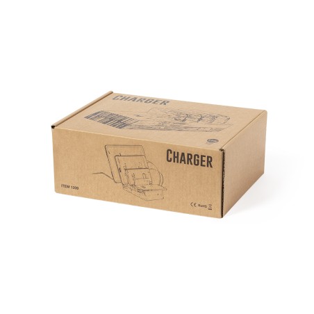 Lupint - Sans Fil 10W. 2 Sorties USB et 1 Sortie Type C | Bambou