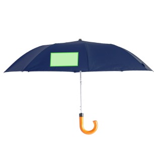 Branit - 22". Automatique. Système Anti-Vent. Poignée en Bois. Étui Pongee RPET | Pongé 190T RPET. Tiges Fibre de Verre