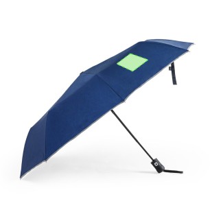Nereus - 22". Automatique. Système Anti-Vent. Réfléchissant. Étui Pongee RPET | Pongé 190T RPET. Tiges Fibre de Verre