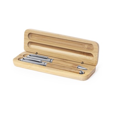 Notium - Stylo et Roller. Recharge Jumbo | Bambou/ Métal