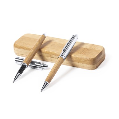 Notium - Stylo et Roller. Recharge Jumbo | Bambou/ Métal