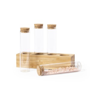 Tumber - 4 Pièces. 70 ml | Verre Borosilicate/ Bambou/ Liège