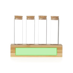Tumber - 4 Pièces. 70 ml | Verre Borosilicate/ Bambou/ Liège