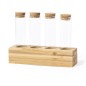 Tumber - 4 Pièces. 70 ml | Verre Borosilicate/ Bambou/ Liège Tumber - 4 Pièces. 70 ml | Verre Borosilicate/ Bambou/ Liège