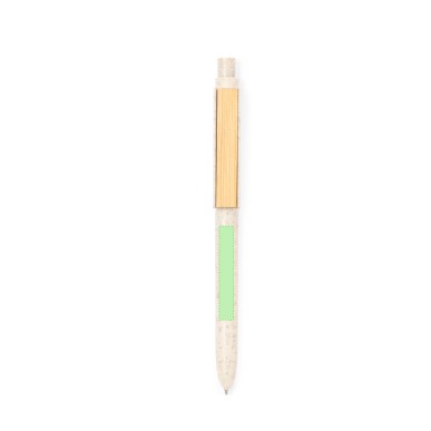 Bruneok - Stylo. Portemines: Mines 0,5 mm Incluse | Bambou/ Paille de 