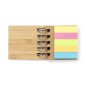 Feros - 75 Notes Adhésives 5 x 7 cm. 125 Mini Notes Adhésives 1,5 x 5 cm | Bambou Feros - 75 Notes Adhésives 5 x 7 cm. 125 Mini Notes Adhésives 1,5 x 5 cm | Bambou