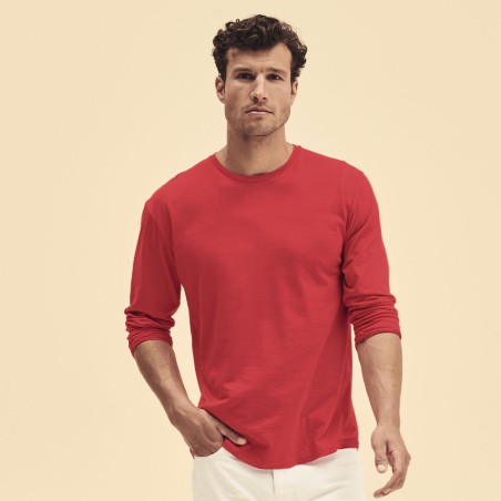 Iconic Long Sleeve T - 100% Coton Peigné Ring Spun 150 g/ m2
