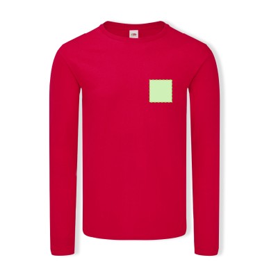 Iconic Long Sleeve T - 100% Coton Peigné Ring Spun 150 g/ m2