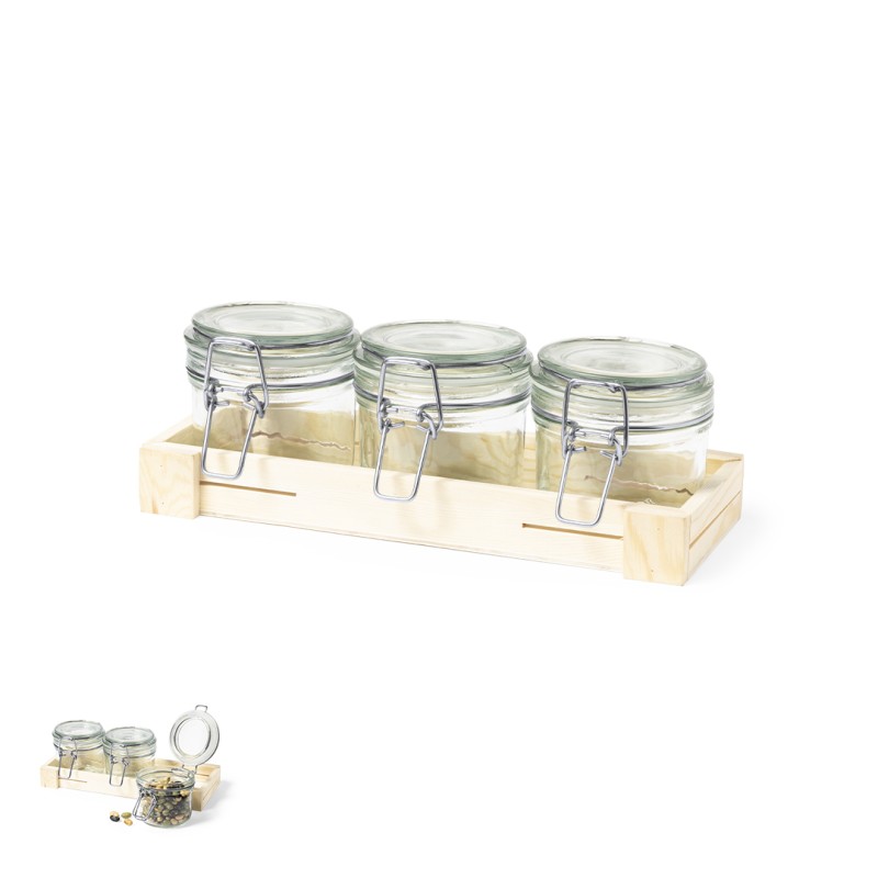 Gaby - 3 Stück. 230 ml | Glas/ Bambus Gaby - 3 Stück. 230 ml | Glas/ Bambus