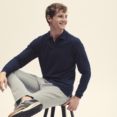 Premium Long Sleeve - 100% Coton Piqué 180 g/ m2