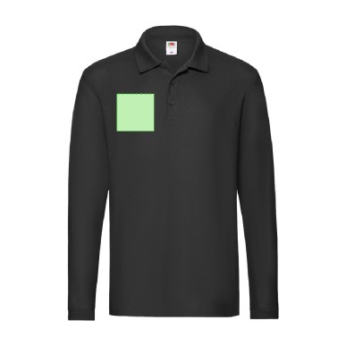 Premium Long Sleeve - 100% Coton Piqué 180 g/ m2