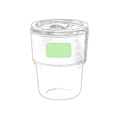 Teils - 400 ml | Borosilikat Glas/ PU