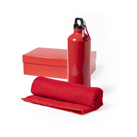 Cloister - Bidon Aluminium 800 ml. Serviette Absorbante Microfibre 160