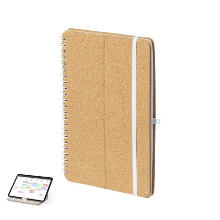 Fromky - Hardcover-Abdeckung. 70 Blätter | Kork/ Weizenstroh/ PP