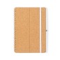 Fromky - Hardcover-Abdeckung. 70 Blätter | Kork/ Weizenstroh/ PP