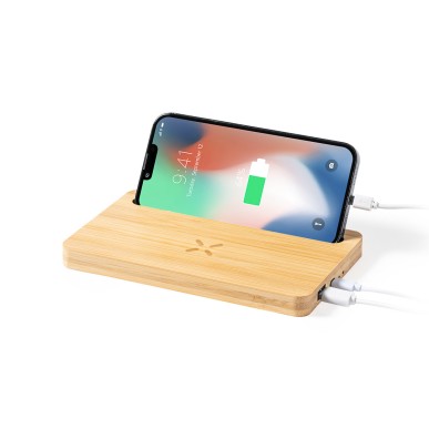 Loubron - Drahtlos 15W. USB Ausgang | Bambus