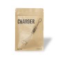 Feildin - Connexion Micro USB, Type C et Lightning 5V DC 2.4A | Carton Recyclé/ Paille de Blé/ ABS