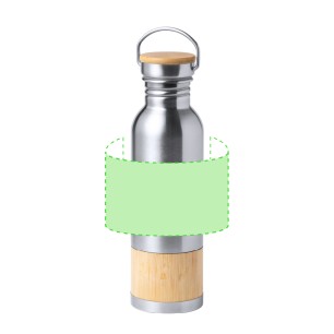 Gaucix - 800 ml | Acier Inox/ Bambou