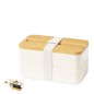Graftan - 2 Compartiments 700 ml | PP/ Bambou