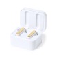 Billins - Drahtlos 10W. Bluetooth Anschluss. Batterie 30 mAh/ Aufladestation 300 mAh | Bambus/ ABS
