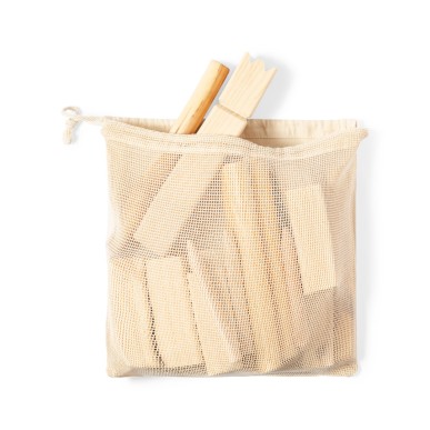 Kazama - 21 Pièces. Étui Coton | Bois