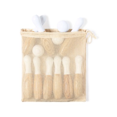 Spare - 12 Pièces. Étui Coton | Bois