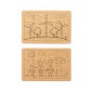 Clavier - 2 Puzzles 12 Stück | Reclycling Pappe Clavier - 2 Puzzles 12 Stück | Reclycling Pappe